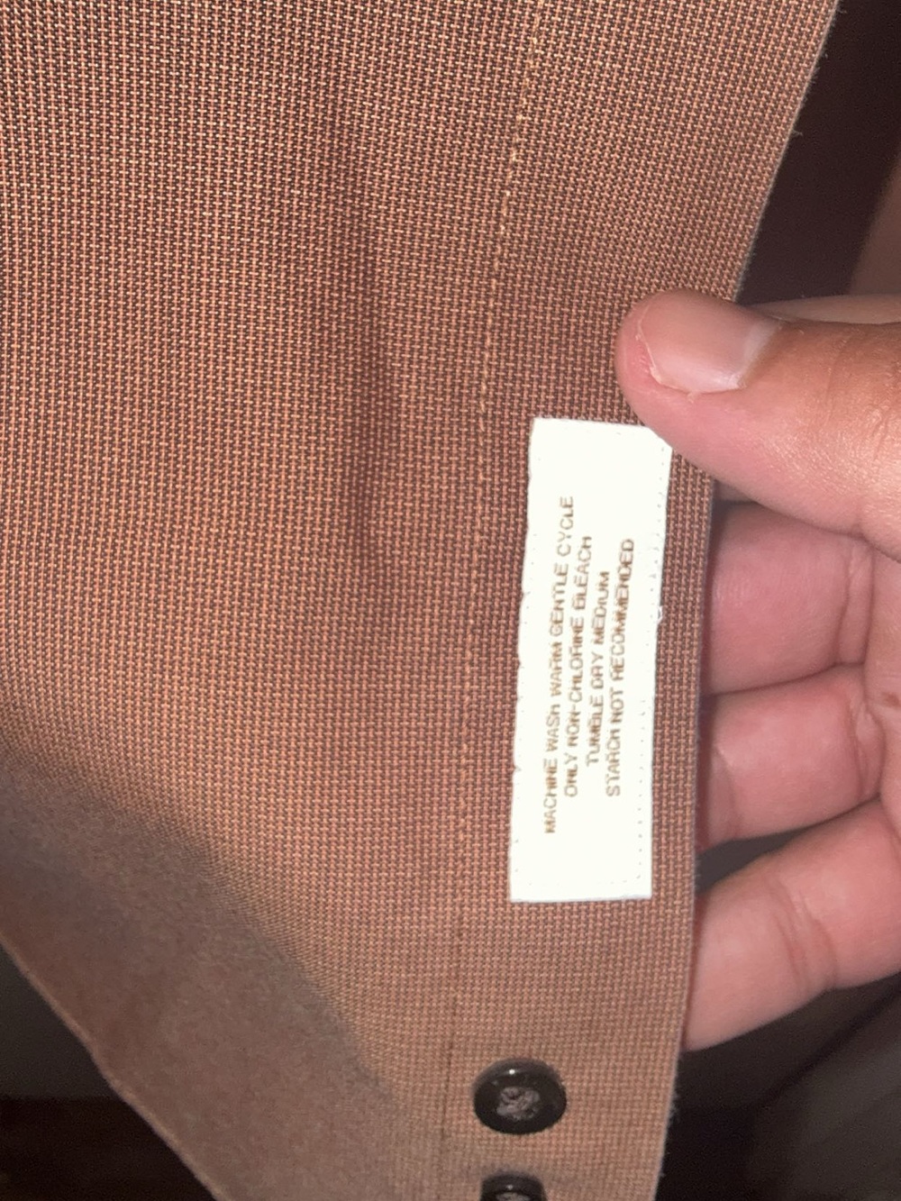 Gold Label Roundtree & York Men’s 16.5 34 Brown - Picture 2 of 5